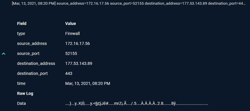 second firewall log